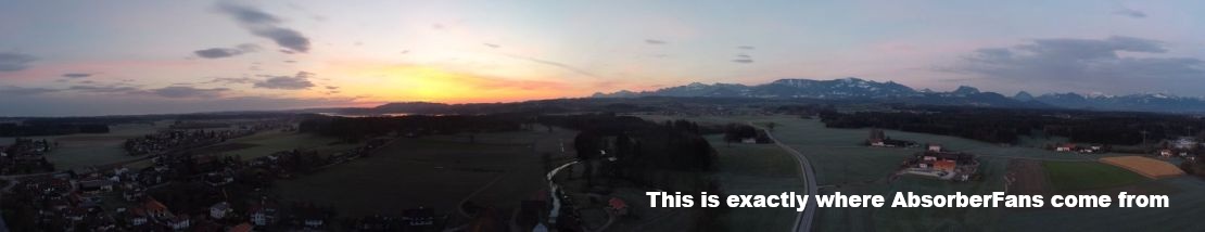 Powerful cooling, built at the foot of the Alps – AbsorberFan.de